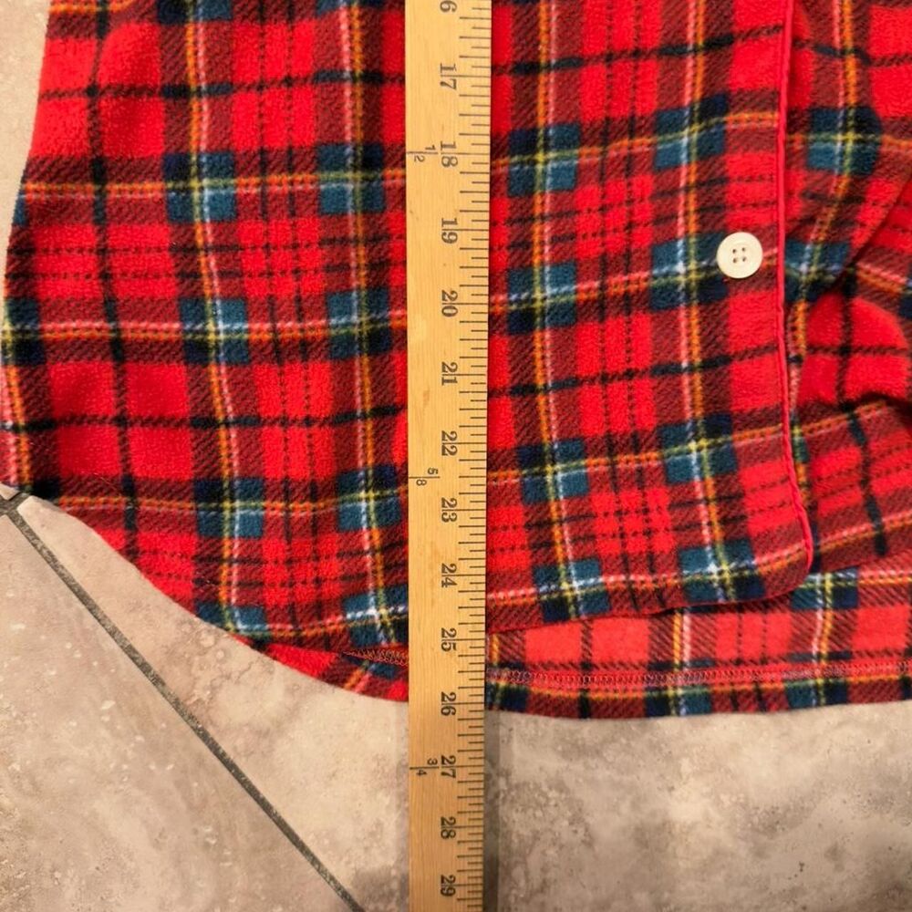 Vintage Ralph Lauren Red Plaid Flannel Pajama Set – Women’s Large - Picture 3 of 8